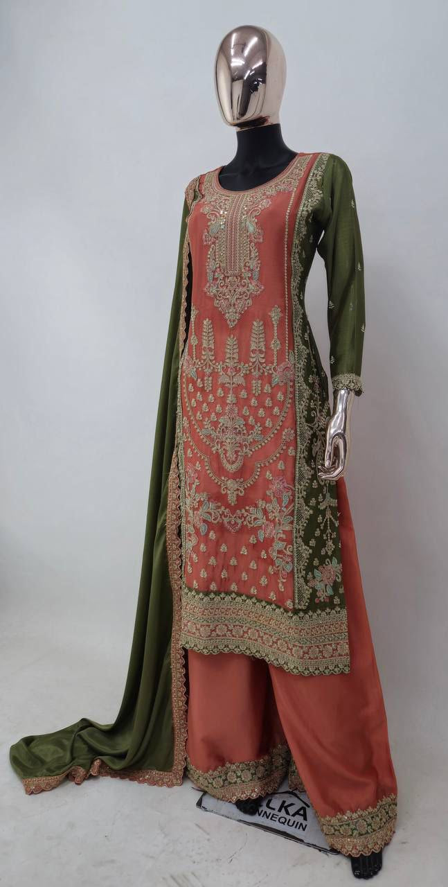 Manik Wadrobe Chinon Partywear