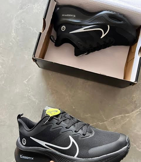 Branded Nike Zoom Smiley 2024 1st Copy Shoes (Black)|RAW|LUXURYEMPORIUM