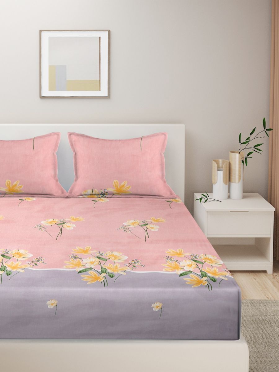 Cotton Bedsheet Floral | LUXURY EMPORIUM