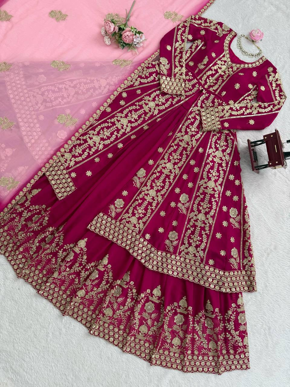 RANGREZ| LUXURYEMPORIUM | HEAVY GEORGETTE PARTY WEAR
