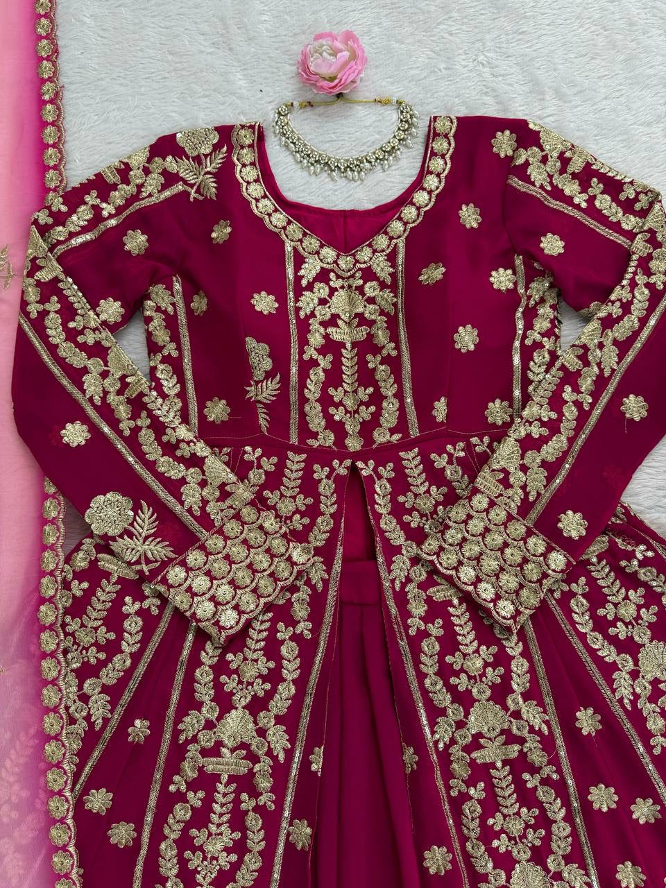 RANGREZ| LUXURYEMPORIUM | HEAVY GEORGETTE PARTY WEAR