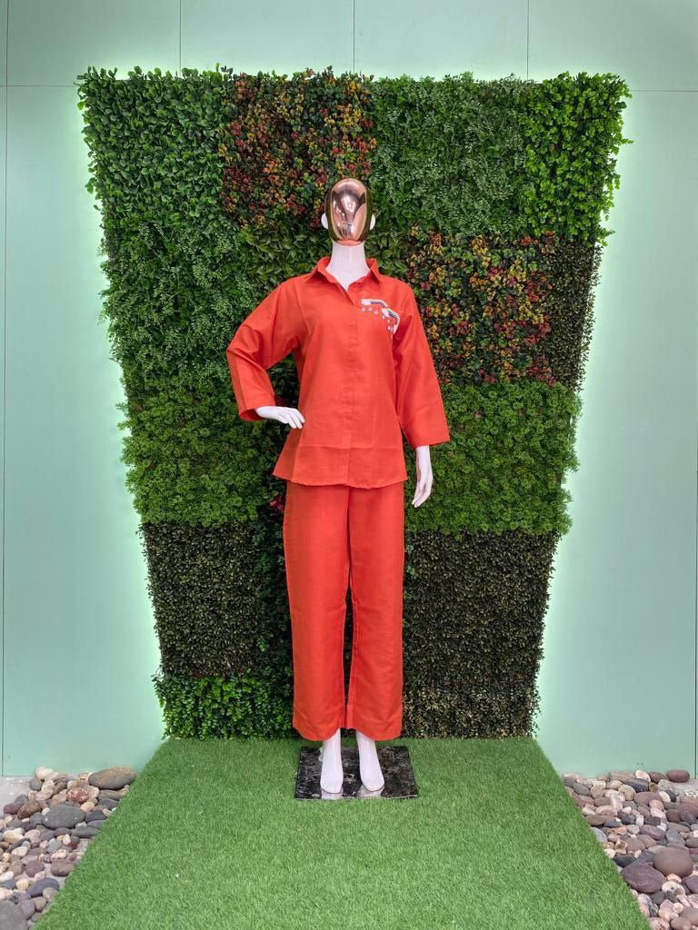 Luxury Emporium Rainbow patch cotton Cordset