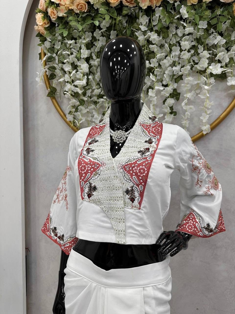 Dhoti blouse Women WesternIndo