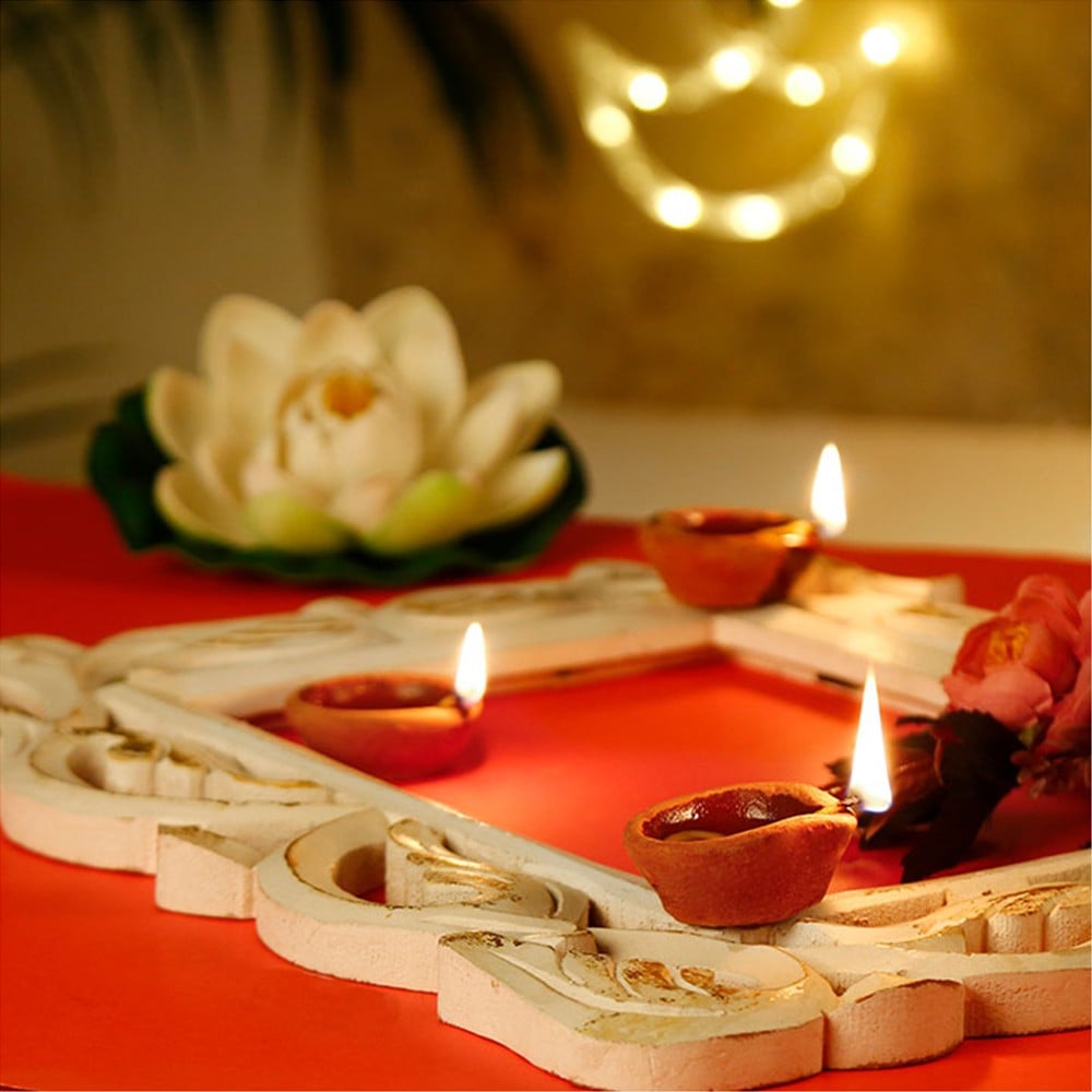 Handmade Clay / Mitti Diya Set Luxury Emporium