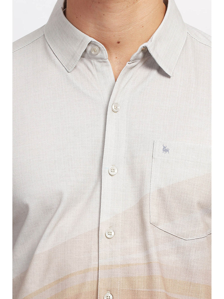 Luxury Emporium | Men Multi-Color Regular Fit Printed Casual Shirt | perfect look party look