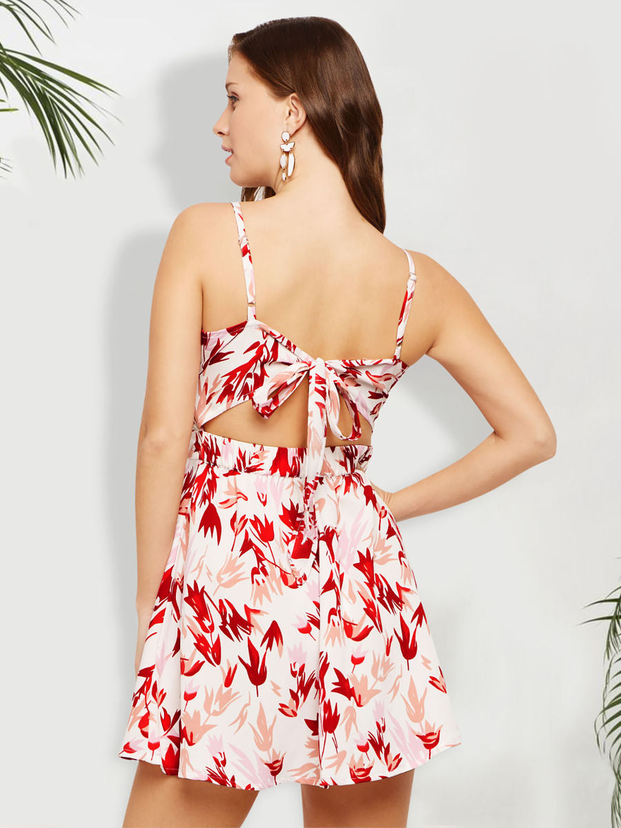 Floral Beach Dress skirt | LUXURY EMPORIUM/ SUMMER VIBE