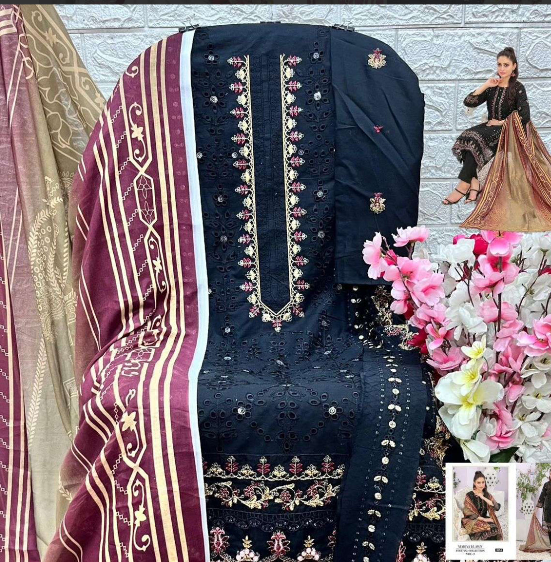 Mariya B Lawn Festival Collection Vol 3 Nx Shree Fabs Pakistani Salwar Suits