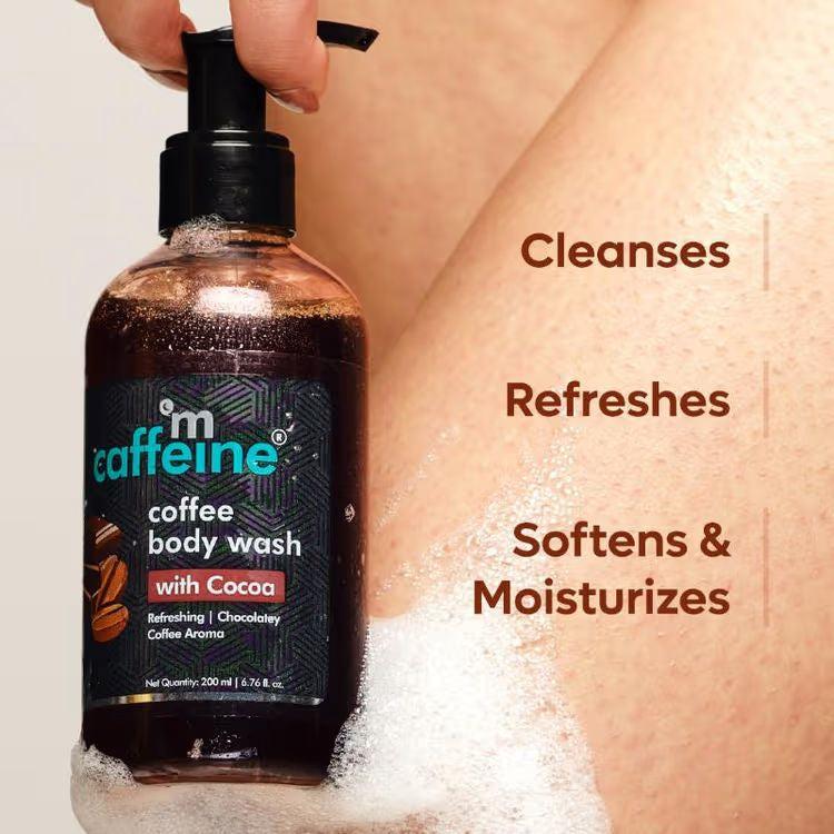 MCaffeine 3 Assorted Coffee Body Washes Combo For Tan Removal & Deep Cleansing