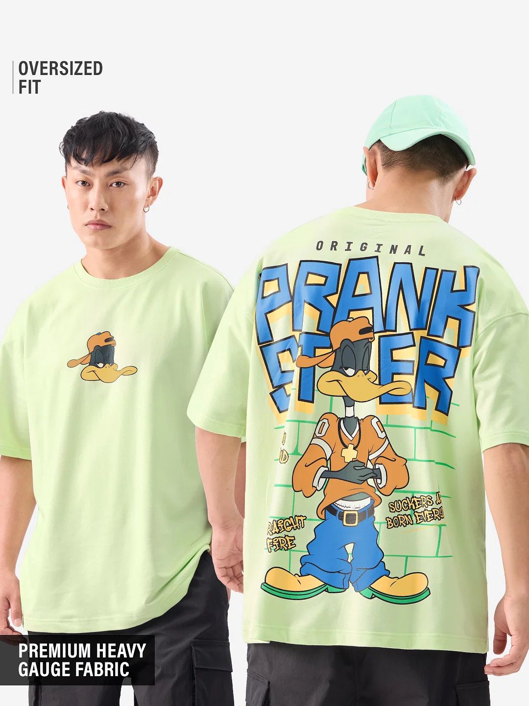 Donald duck: Prankster SHARE Oversized T-Shirts