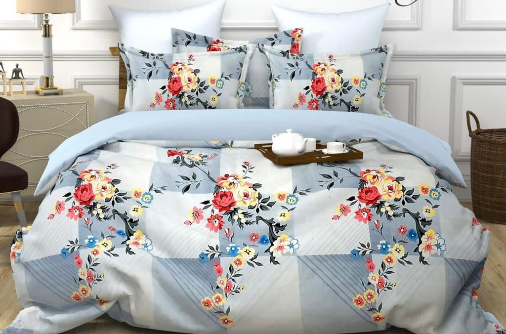 Cotton micromix bedsheet double bed size