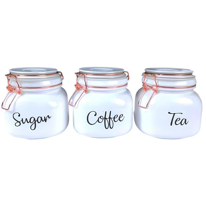 Storage Jar (Black & White) - Set Of Three