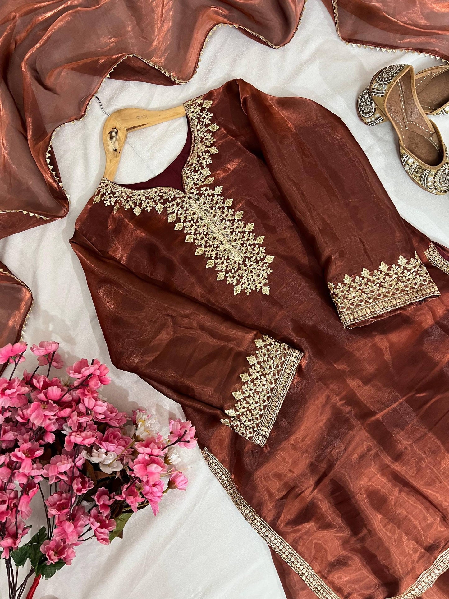 PAHAARAN | beautiful JIMMI CHHOO FABRIC | LUXURY EMPORIUM