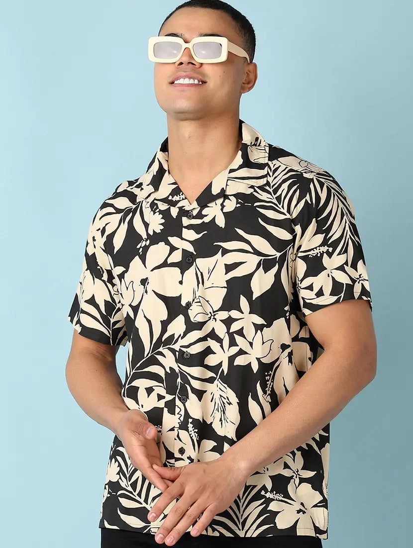 Floral Men REGULAR SHIRT | SHORT SLEEVE | LUXURY EMPORIUM