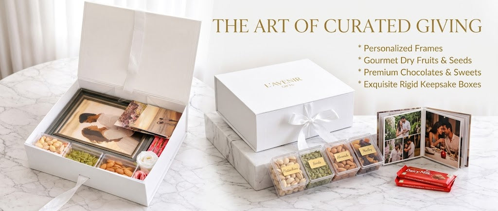 A Little Box of Photo memories | Luxury Emporium | Gift hampers | Curated Crochet Flowers (Copy)