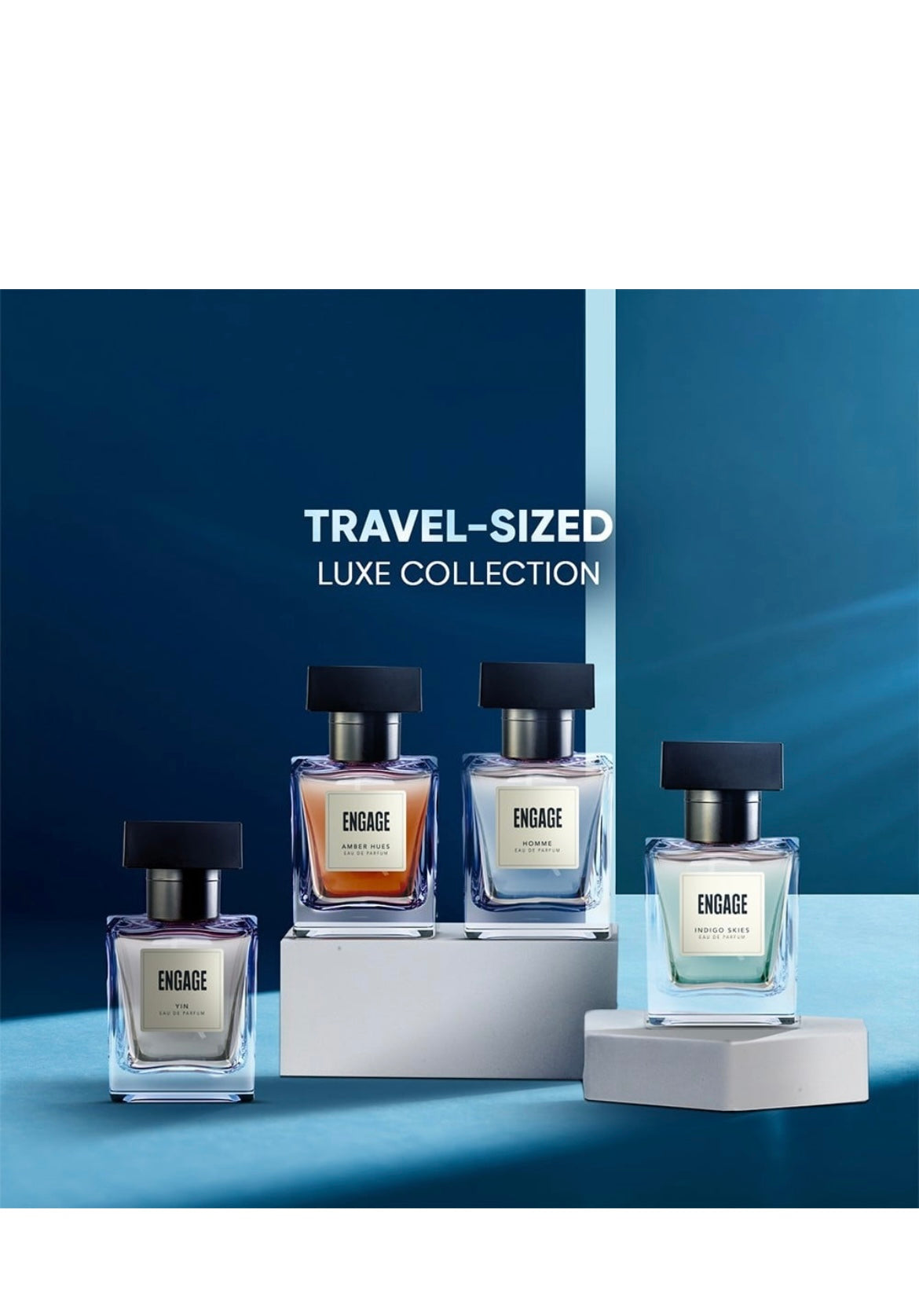 Engage Gift Set - Luxury Perfume Gifts For Men, 100ml, Long Lasting Smell Men Perfume, Best Valentine's Day Gift Hamper by ITC, Eau De Parfum for Man, Travel Sized Perfume Combo, 25ml x 4