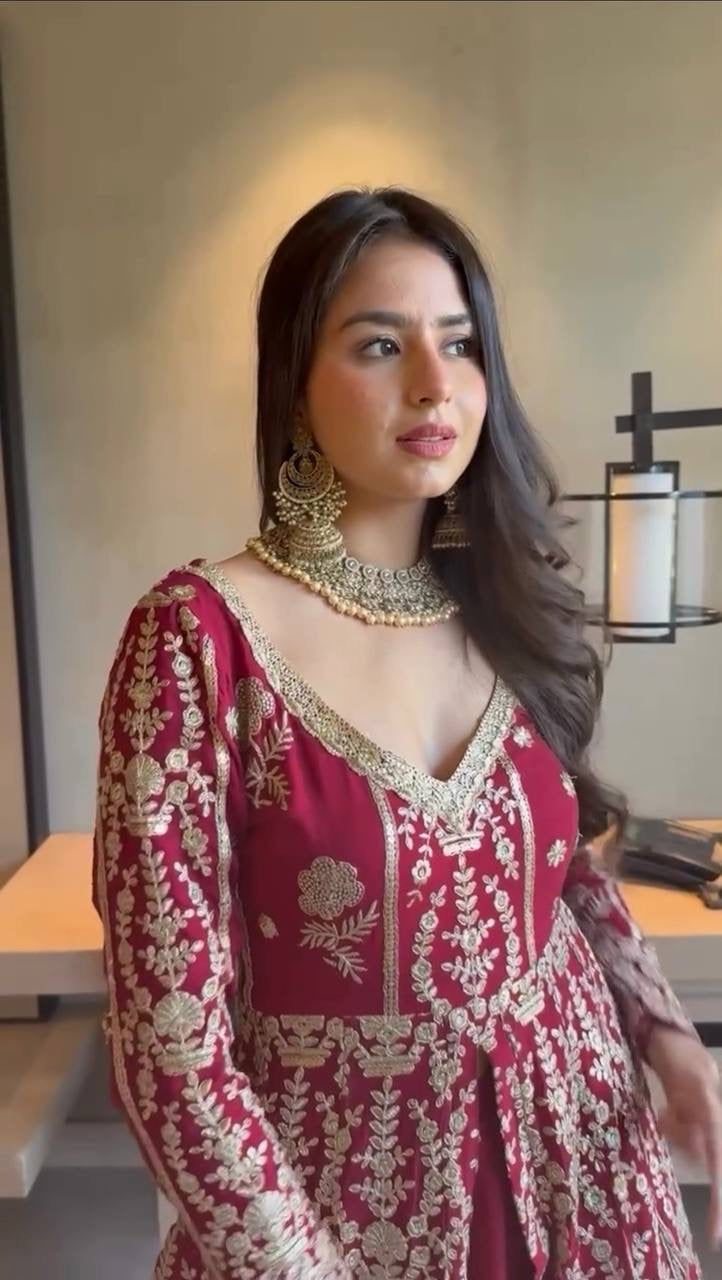 RANGREZ| LUXURYEMPORIUM | HEAVY GEORGETTE PARTY WEAR
