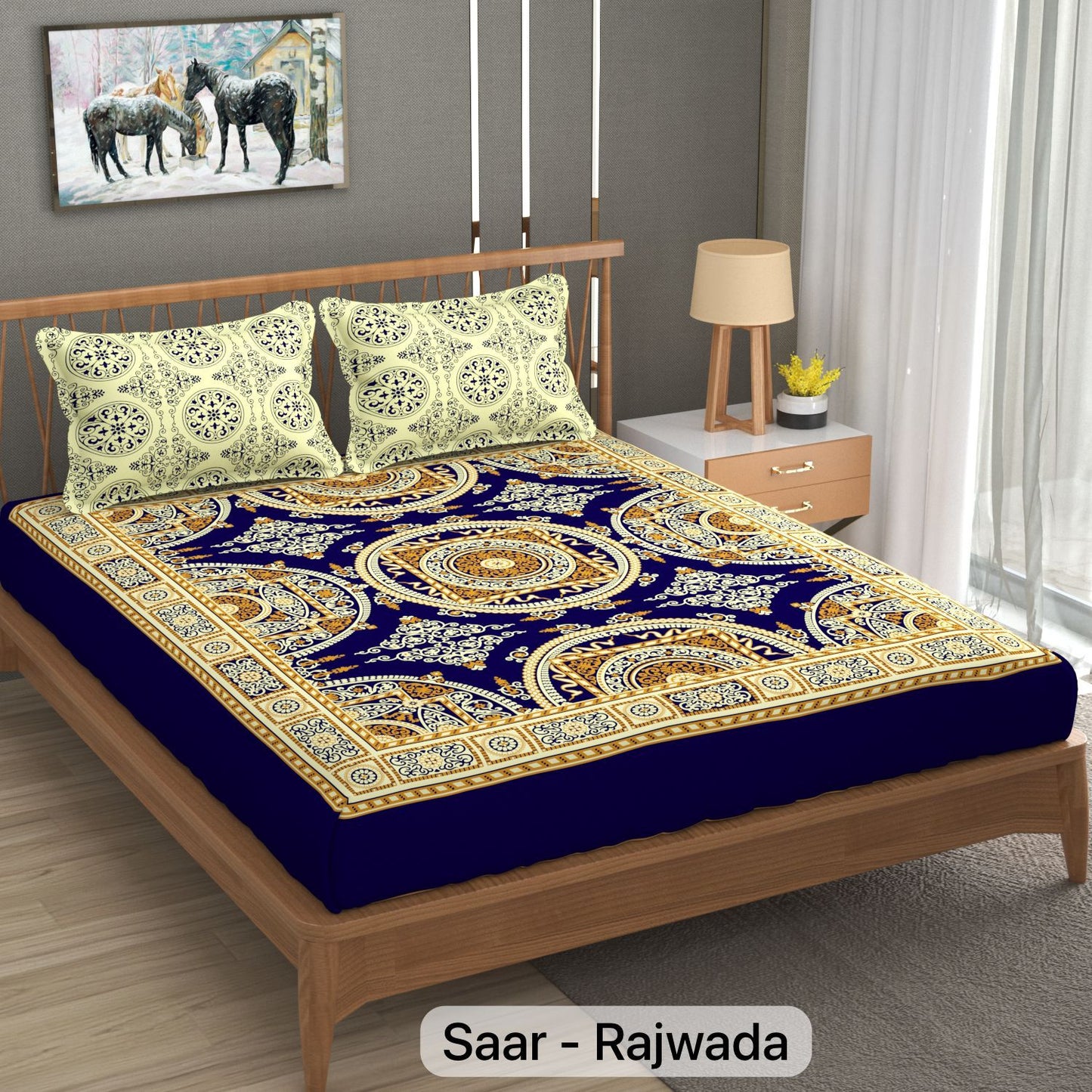 King size bedsheet