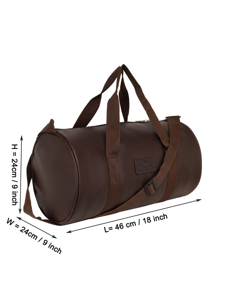 Vegan Leather Travel Duffle Sports Gym Bag for unisex Luggage| LUXURY FASHION | EMPORIUM