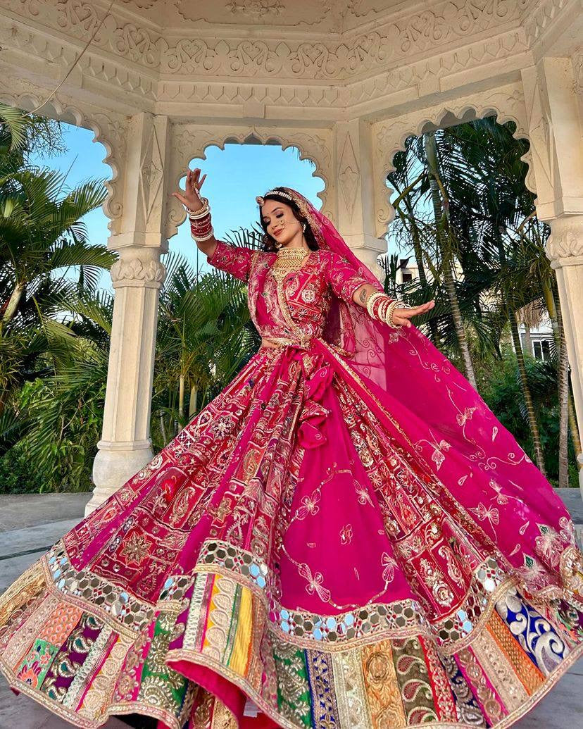 Bridal Lehenga Rani color