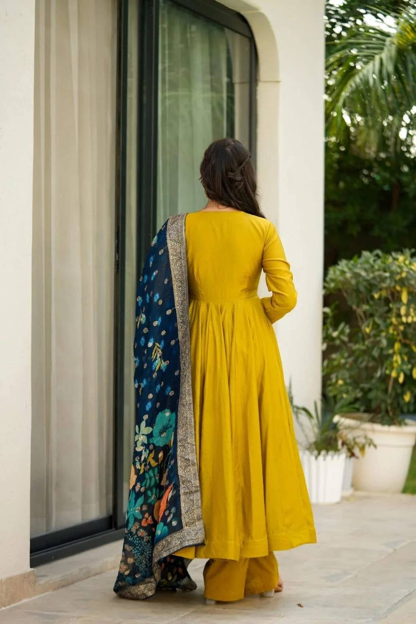 Roman silk partywear | LUXURYEMPORIUM | GEORGETTE SUIT PIECE |