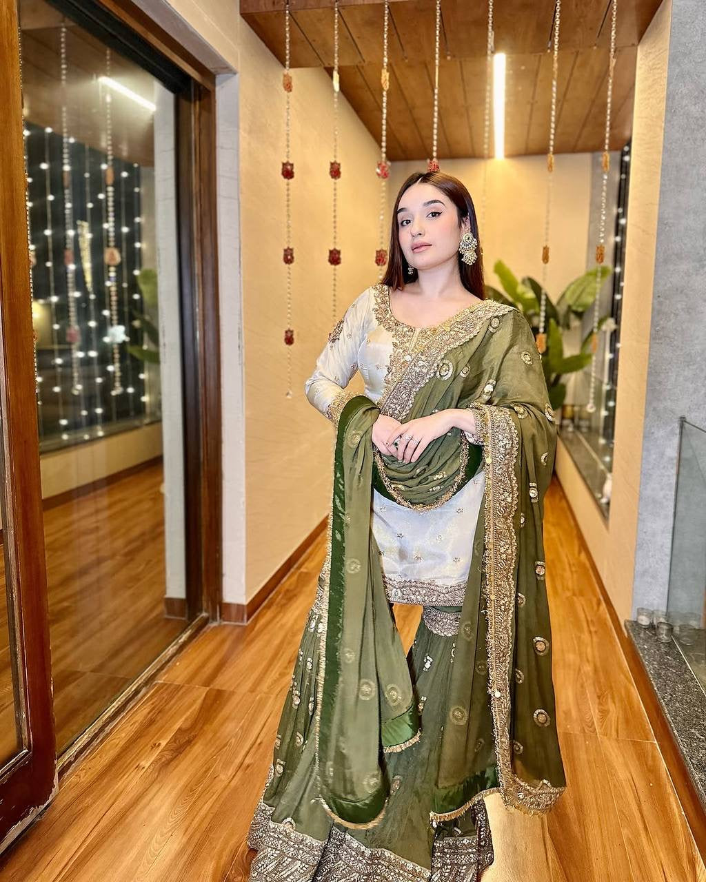 Noorani | LUXURY EMPORIUM | PARTY WEAR SHARARA SET