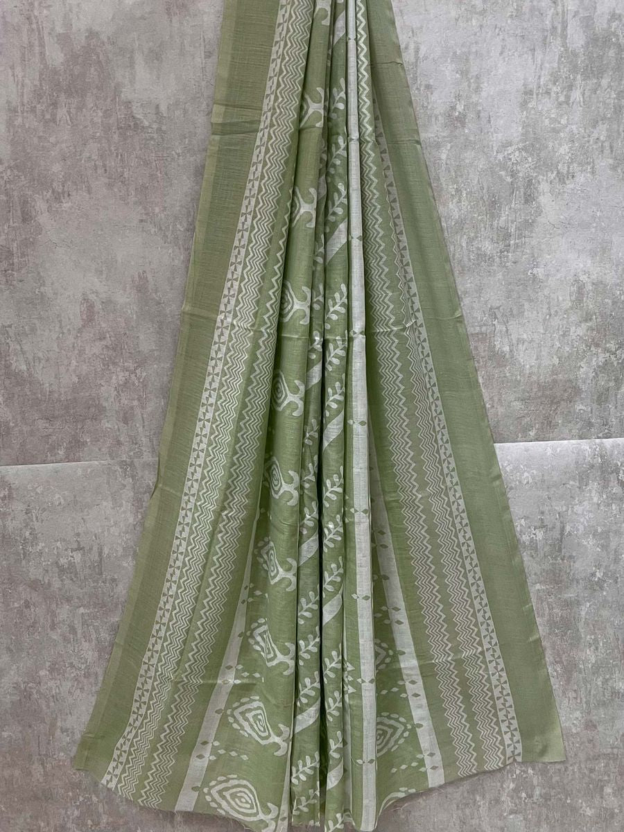 Cotton Unstitched Embroidered Dress Material | LUXURY EMPORIUM