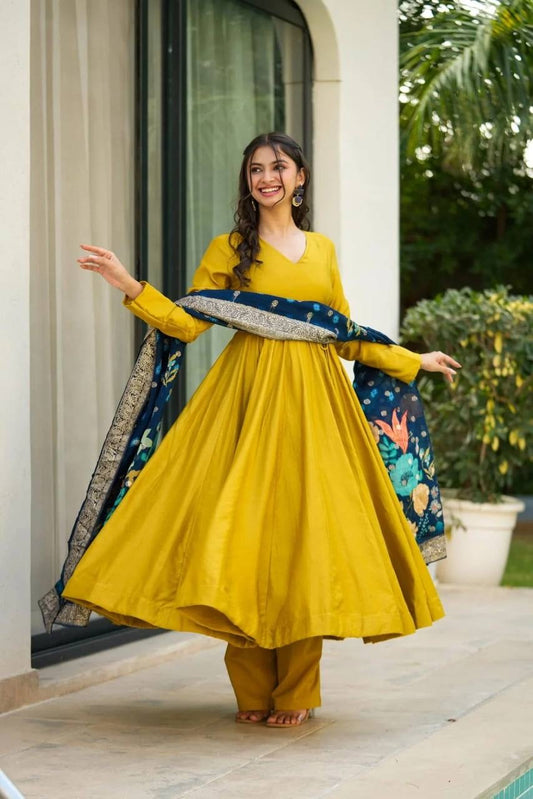 Roman silk partywear | LUXURYEMPORIUM | GEORGETTE SUIT PIECE |