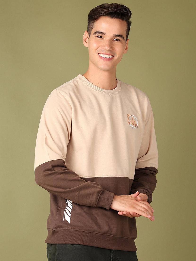 Brown Mens Pullover sweater shirt | Luxury Emporium