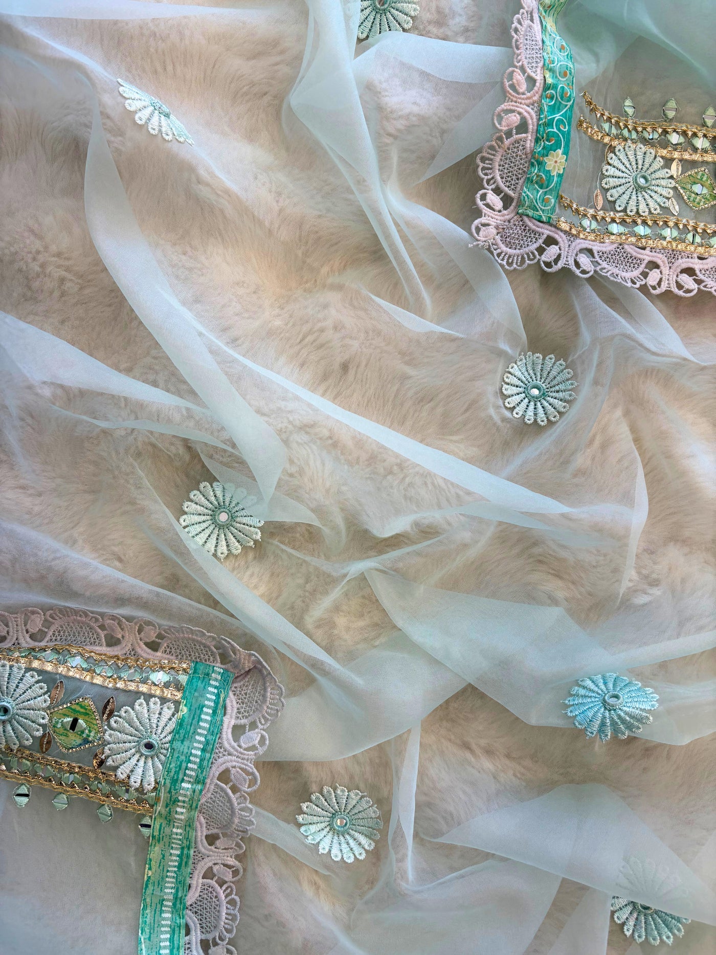 KOTA PASTEL MINT | UNSTITCHED SUIT | LUXURY EMPORIUM