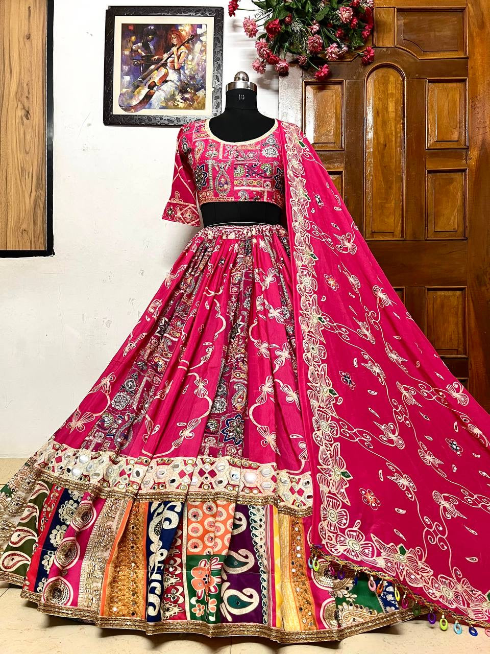 Bridal Lehenga Rani color