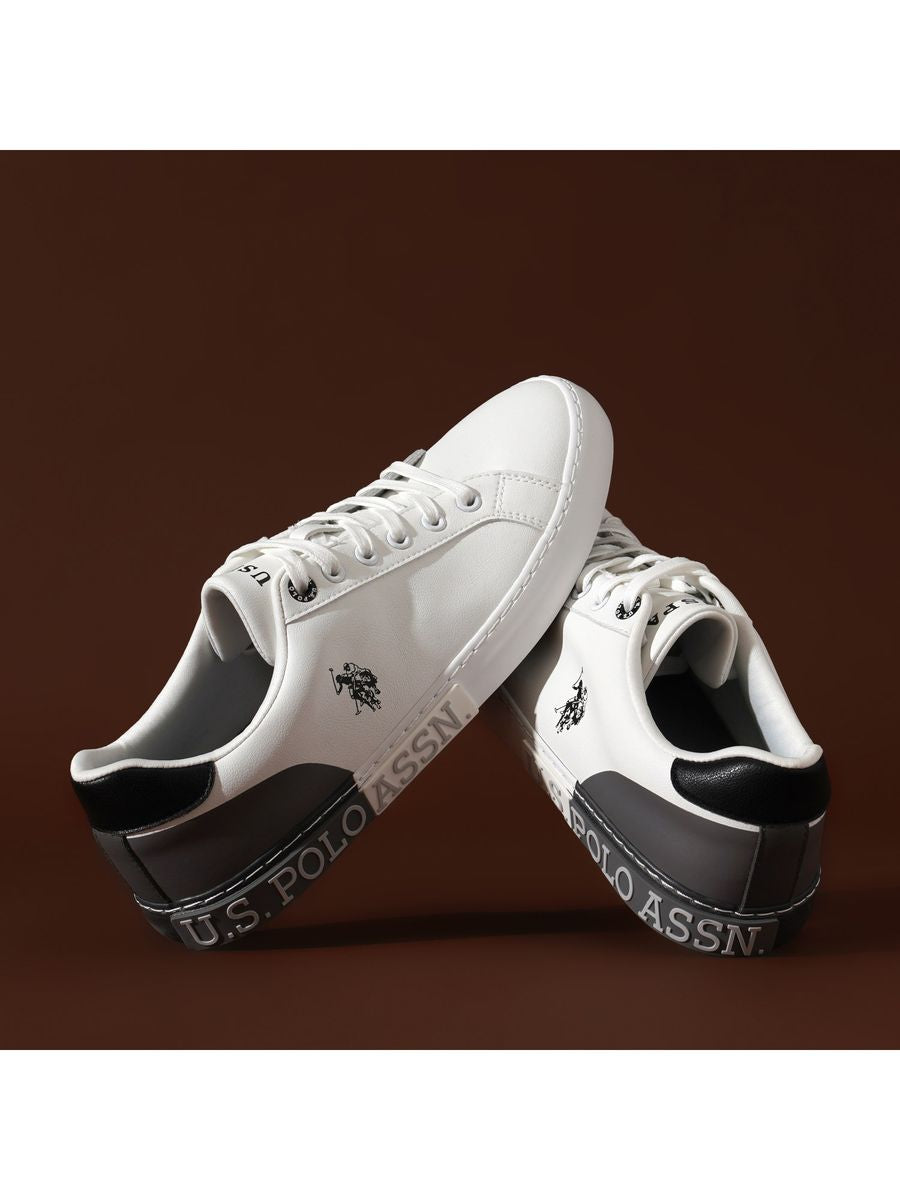 U.S. POLO ASSN.
Planal Mens Casual Colorblock Grey-white Sneakers
