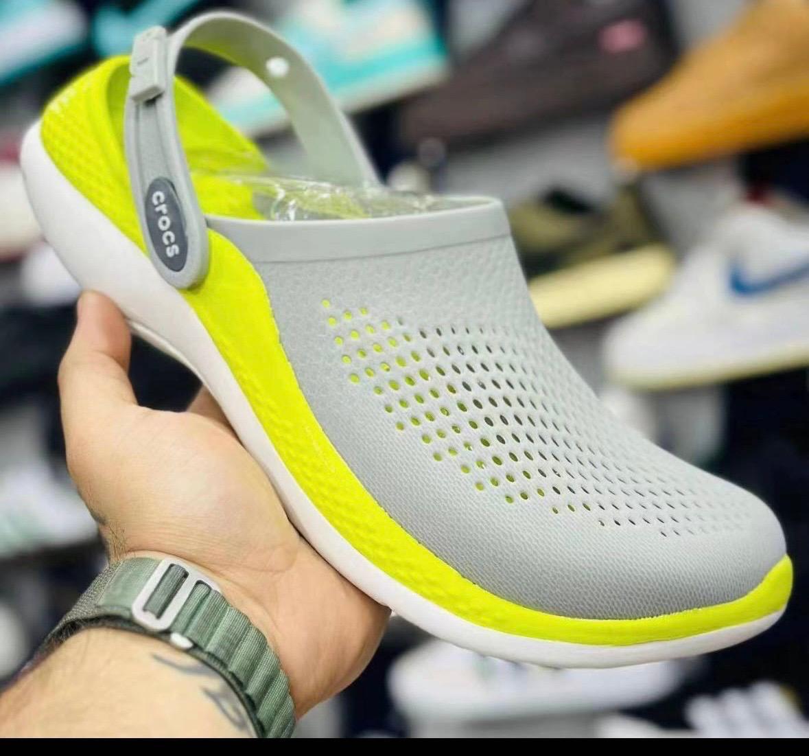 Crocs LiteRide Clog Ash & Lemon