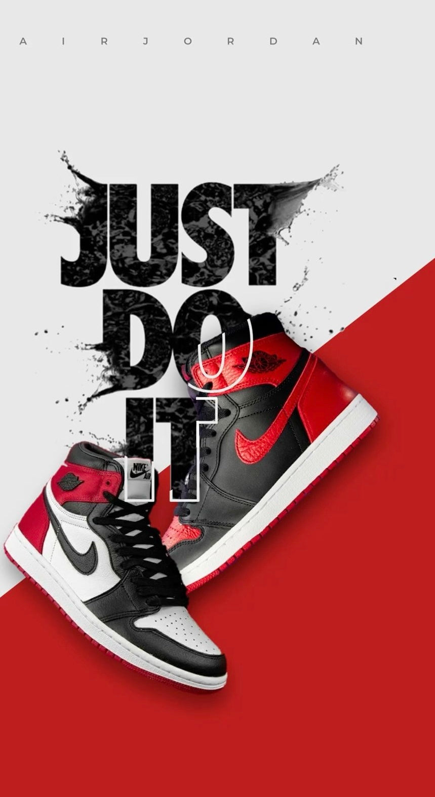 NIKE AIR JORDAN 1 RETRO HIGH OG Nike Air Jordan 1 Retro High OG BLACK/RED