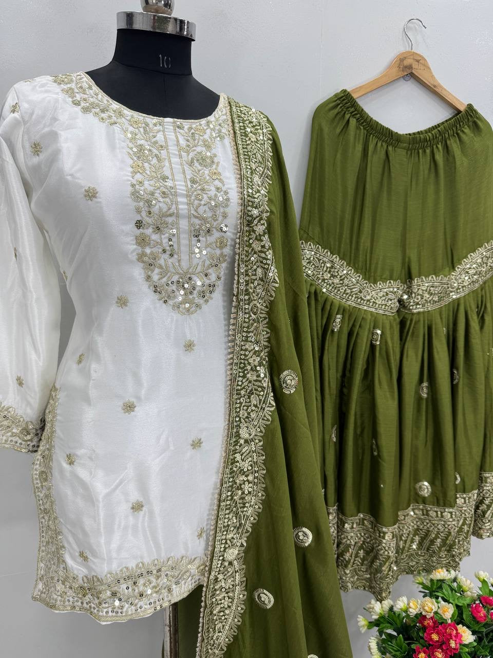 Noorani | LUXURY EMPORIUM | PARTY WEAR SHARARA SET