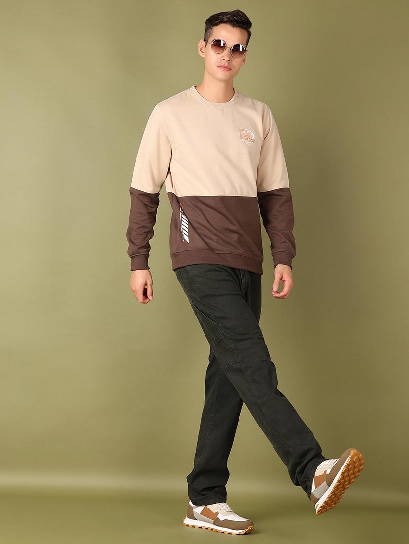 Brown Mens Pullover sweater shirt | Luxury Emporium