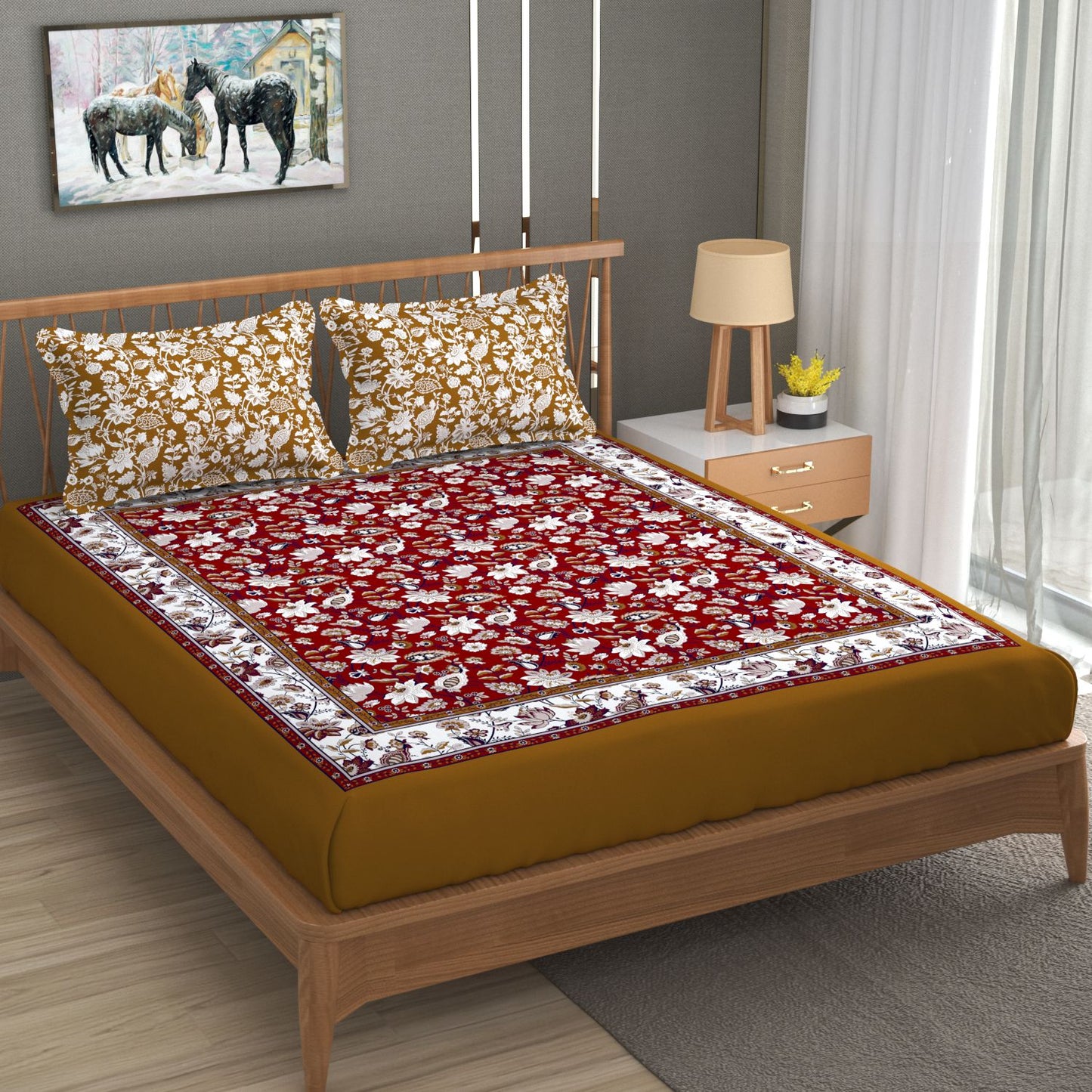 King size bedsheet