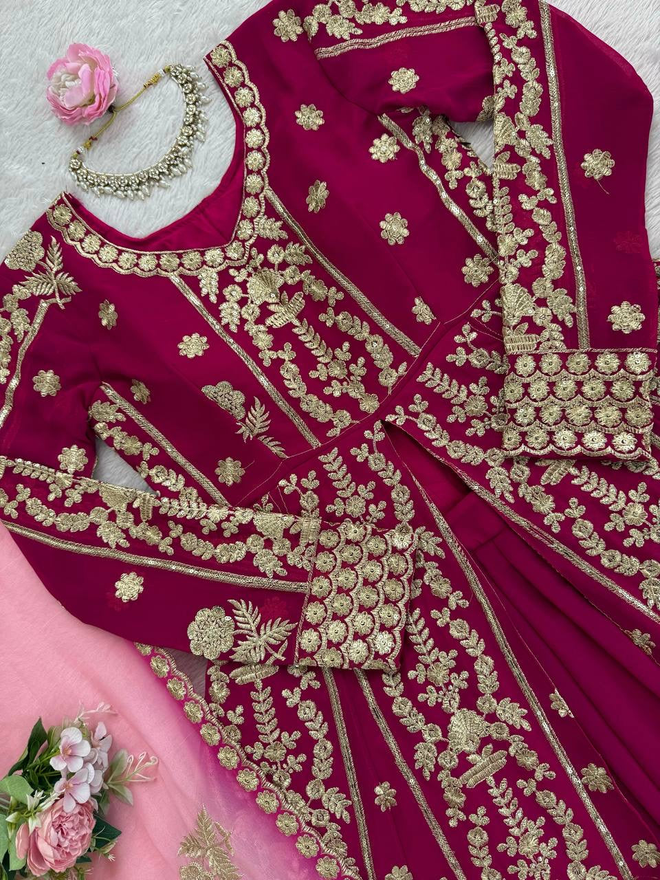 RANGREZ| LUXURYEMPORIUM | HEAVY GEORGETTE PARTY WEAR