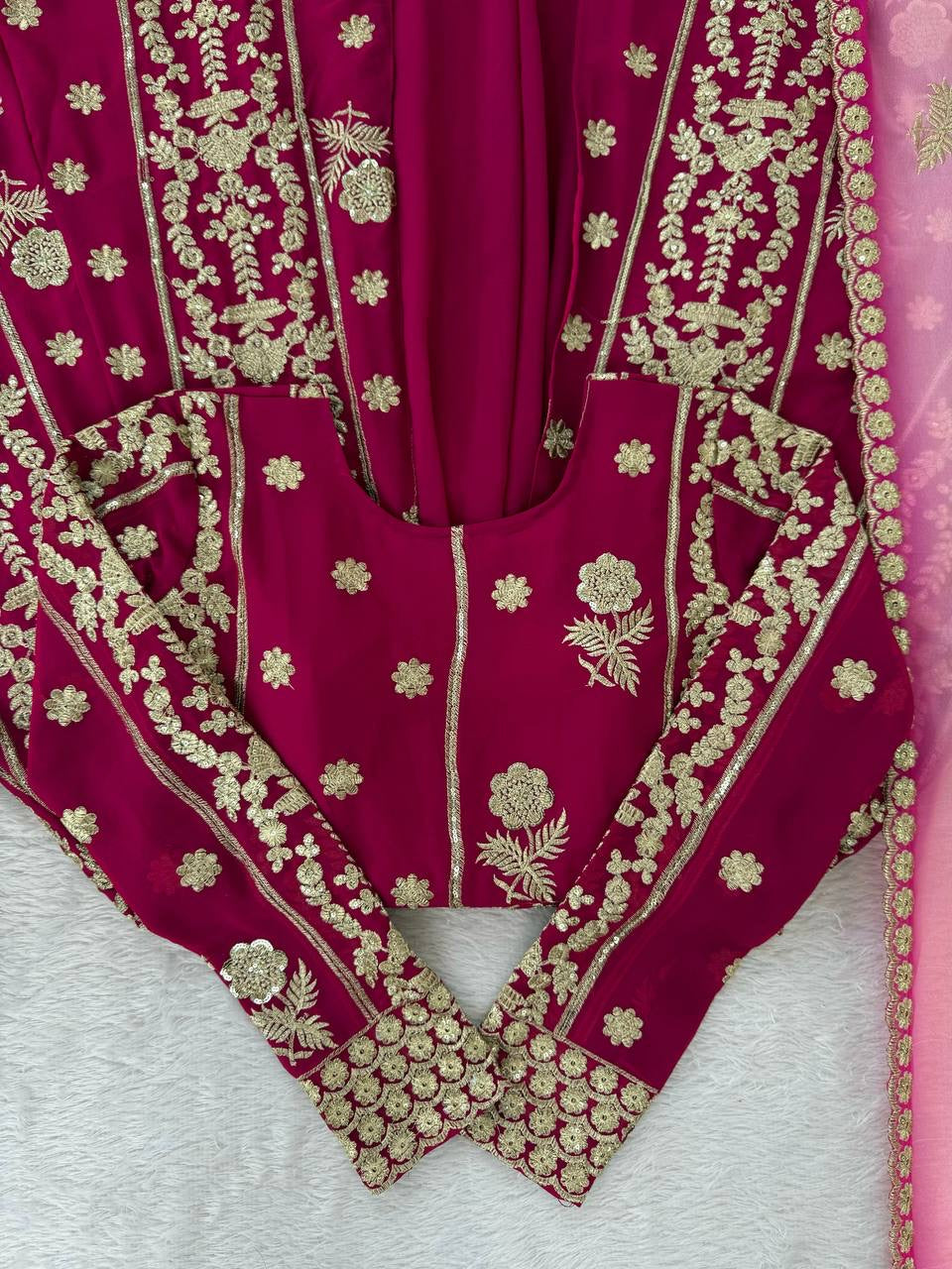 RANGREZ| LUXURYEMPORIUM | HEAVY GEORGETTE PARTY WEAR