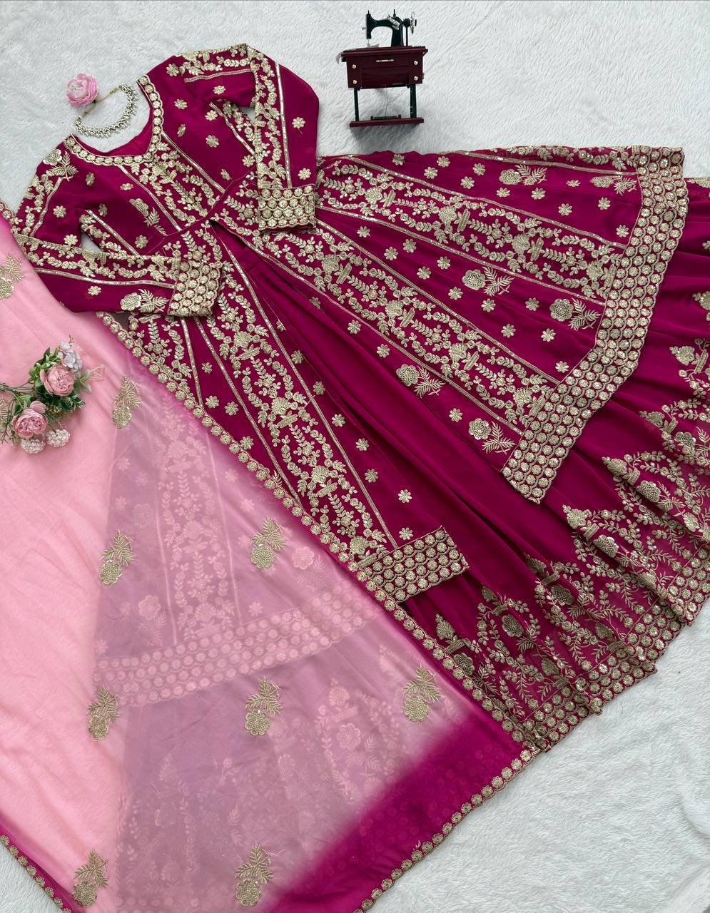 RANGREZ| LUXURYEMPORIUM | HEAVY GEORGETTE PARTY WEAR