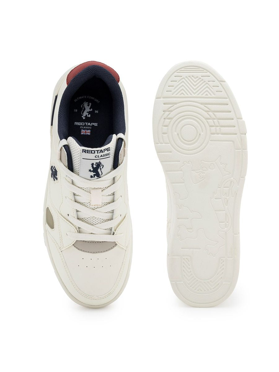 Red Tape
Men Solid Off White & Blue Lifestyle Sneakers-| LUXURY EMPORIUM | branded Firstcopy|