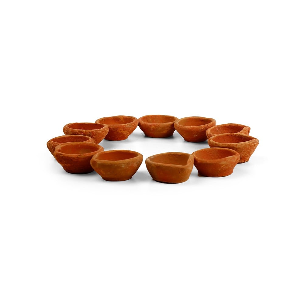 Handmade Clay / Mitti Diya Set Luxury Emporium