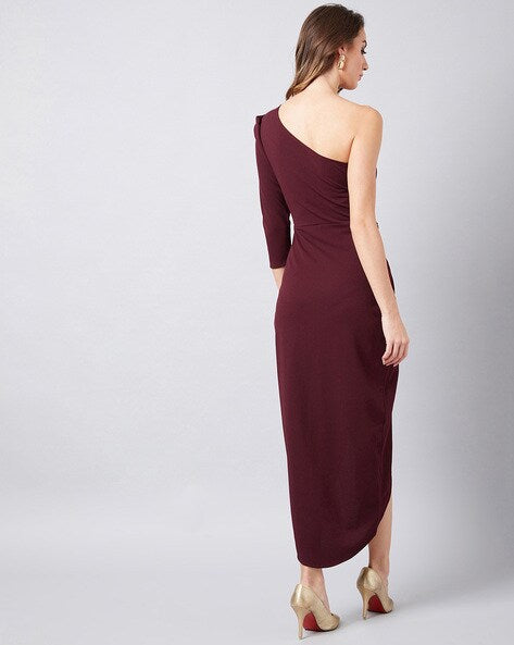 Poshbery
Solid Sheath Dress | LUXURY EMPORIUM | WESTERN GOWN MAXI |