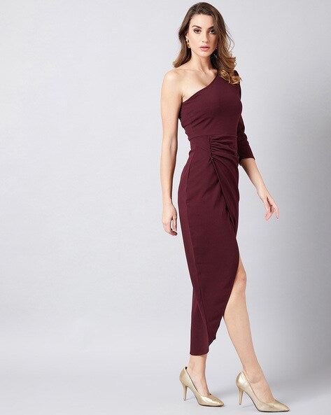 Poshbery
Solid Sheath Dress | LUXURY EMPORIUM | WESTERN GOWN MAXI |