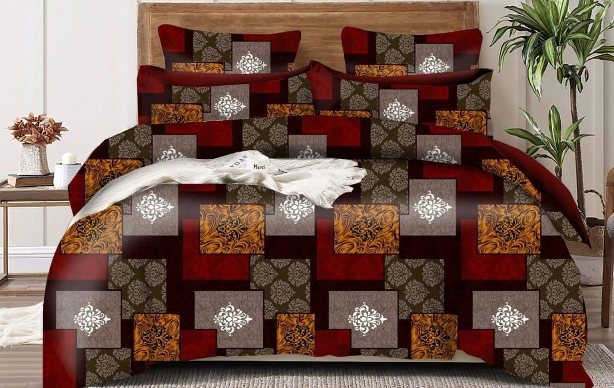 Cotton micromix   bedsheet double bed size