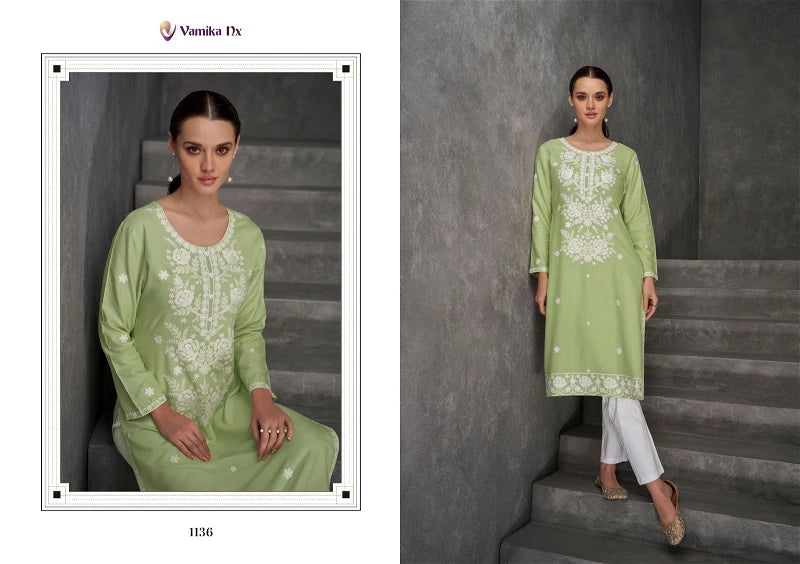 Vamika Nx Rooh Vol 7 Rayon Lakhnawi Kurti With Bottom Full Catalog Available At Wholesale Rate.