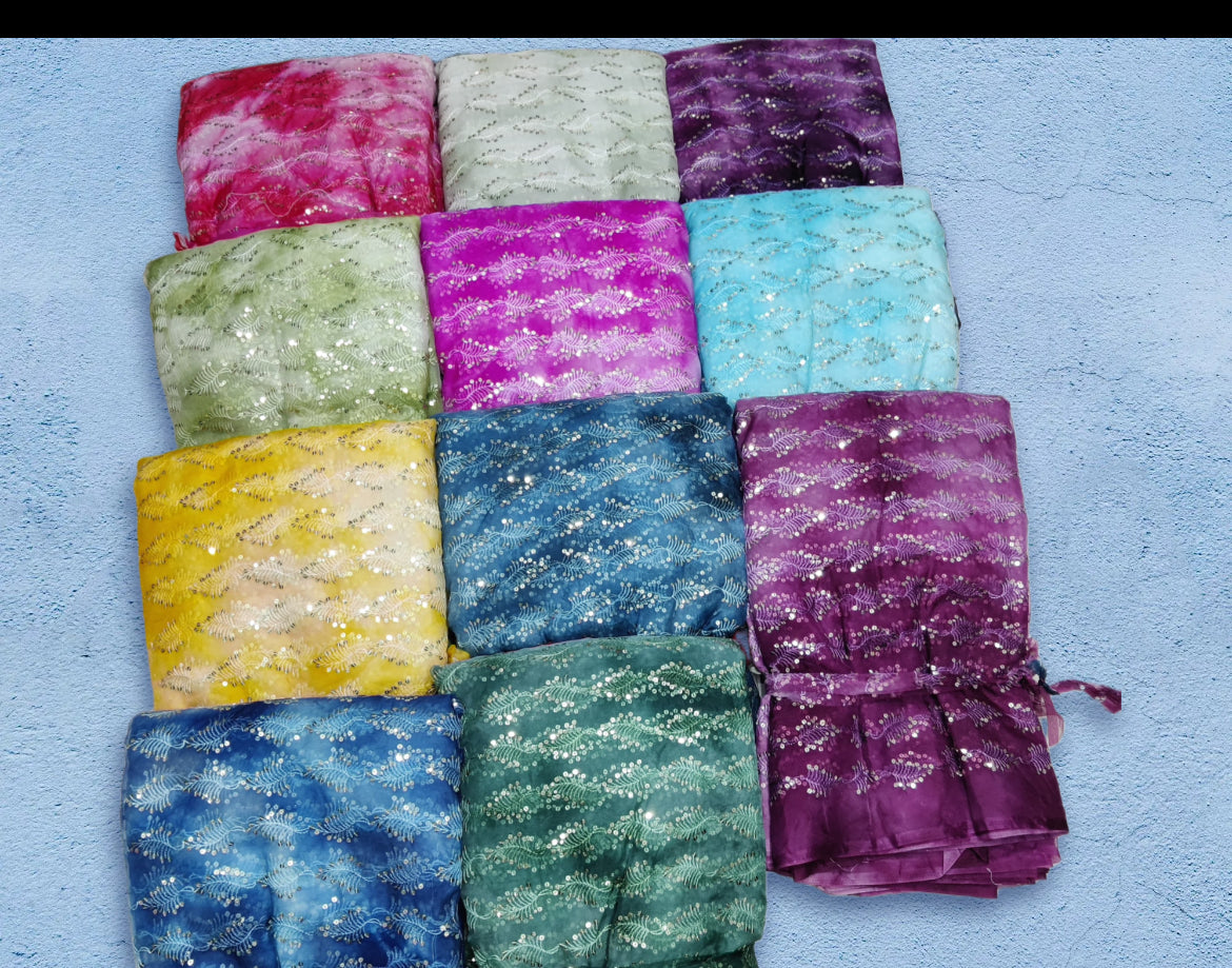 Naylon soft organza fabric