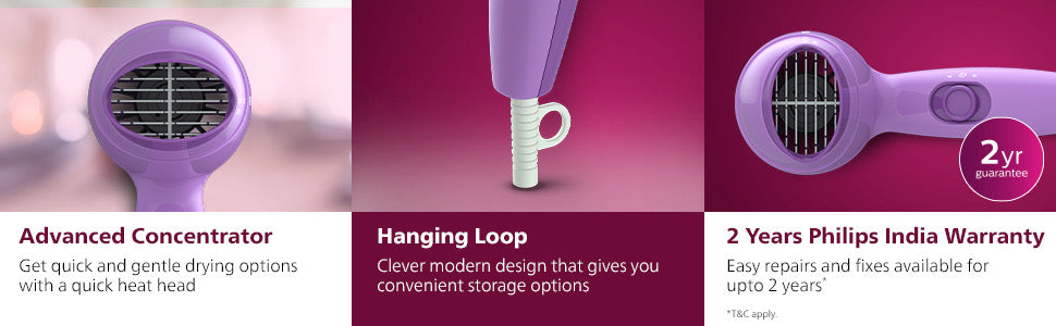 Philips HP8100/46 Compact Hair Dryer